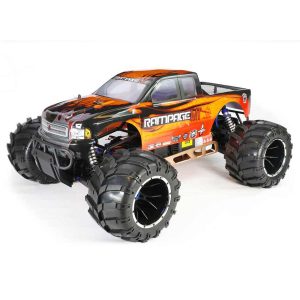 Redcat Racing 1/5 Rampage MT V3 4X4 Gas Monster Truck RTR Orange Flame