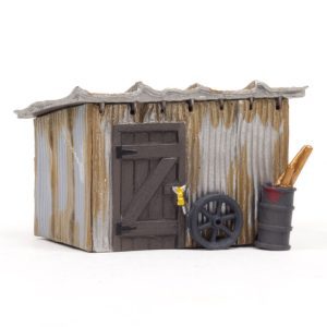 Woodland Senics Tin Shack Assembled