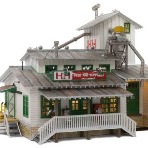 Woodland Scenics H&H Feed Mill Assembled
