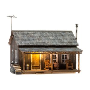 Woodland Scenics Rustic Cabin Assembled