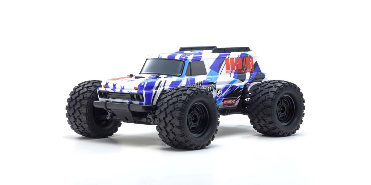 Kyosho 1980 Mad Wagon 1/10 4WD RTR Brushless Monster Truck Blue - Image 2