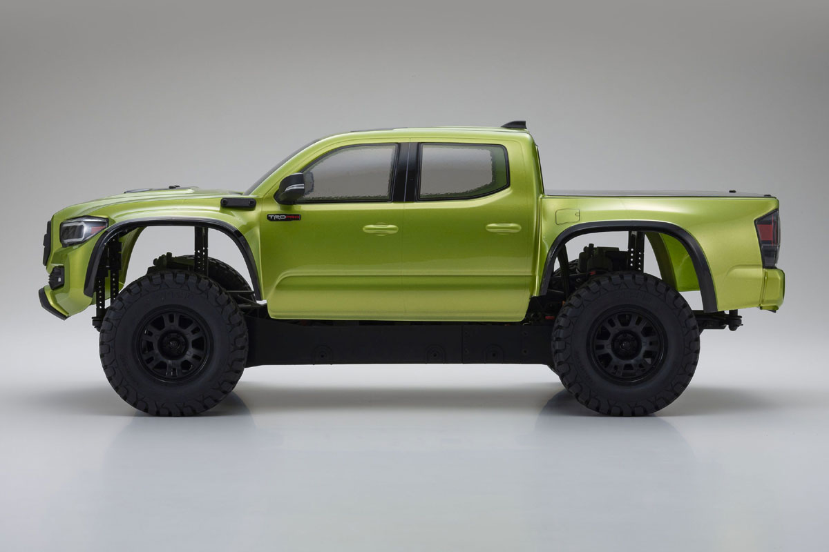 Kyosho 1/10 2021 Toyota Tacoma TRD Pro Electric Lime 4WD KB10L Readyset - Image 3
