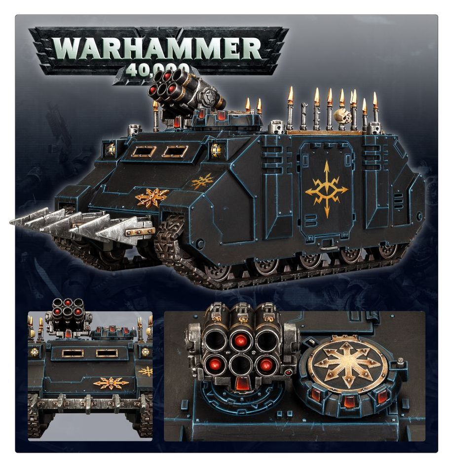 Warhammer 40k Forge World Chaos Rhino Reinforced Armour