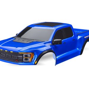 Traxxas BODY RAPTOR R BLUE COMPLETE