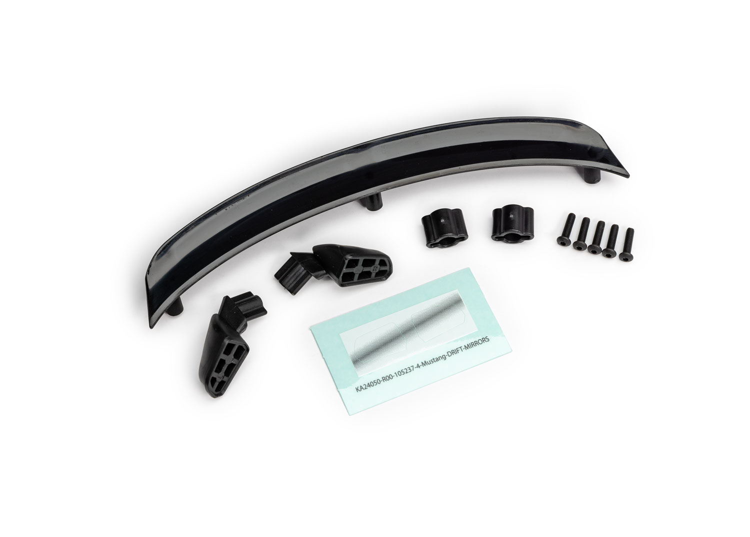 Traxxas MIRRORS SIDE BLK L/R/RETAINERS