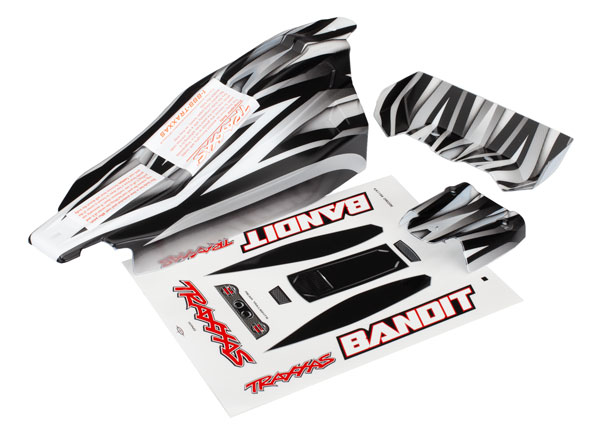 Traxxas BODY BANDIT PRGRPX DECAL SHEET