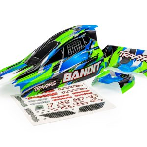 Traxxas BODY BANDIT GRN/DECALS