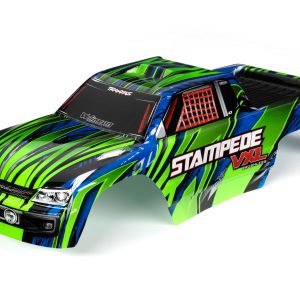 Traxxas STMPD VXL, BODY, GRN/BLU