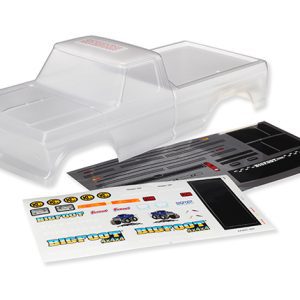 Traxxas BODY BIGFOOT #1 CLEAR W/ DECAL