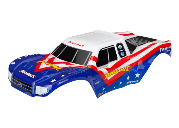 Traxxas BODY BIGFOOT RWB DECALS APPLD