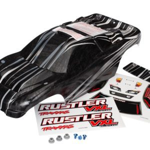 Traxxas BODY RUSTLER VXL PRGRPX W/ WNG