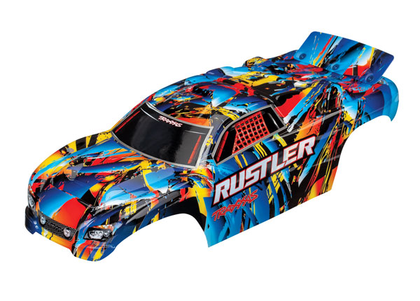Traxxas BODY RUSTLER RNR DECALS APPLD
