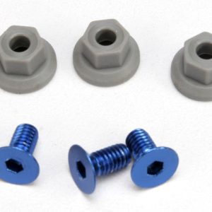 Traxxas WING MOUNT HRDWR ALUMINUM BLUE
