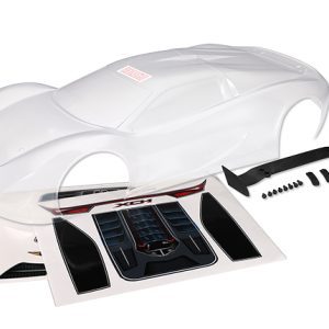 Traxxas BODY XO-1 CLEAR W/WING