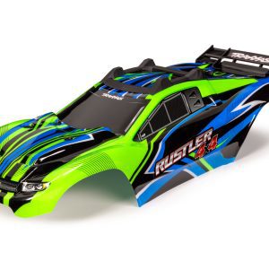 Traxxas RUSTLER 4X4 VXL, BODY, GRN