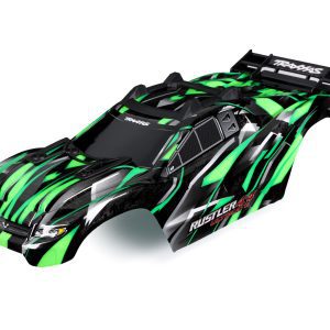 Traxxas BODY RUSTLER 4X4 ULT GRN