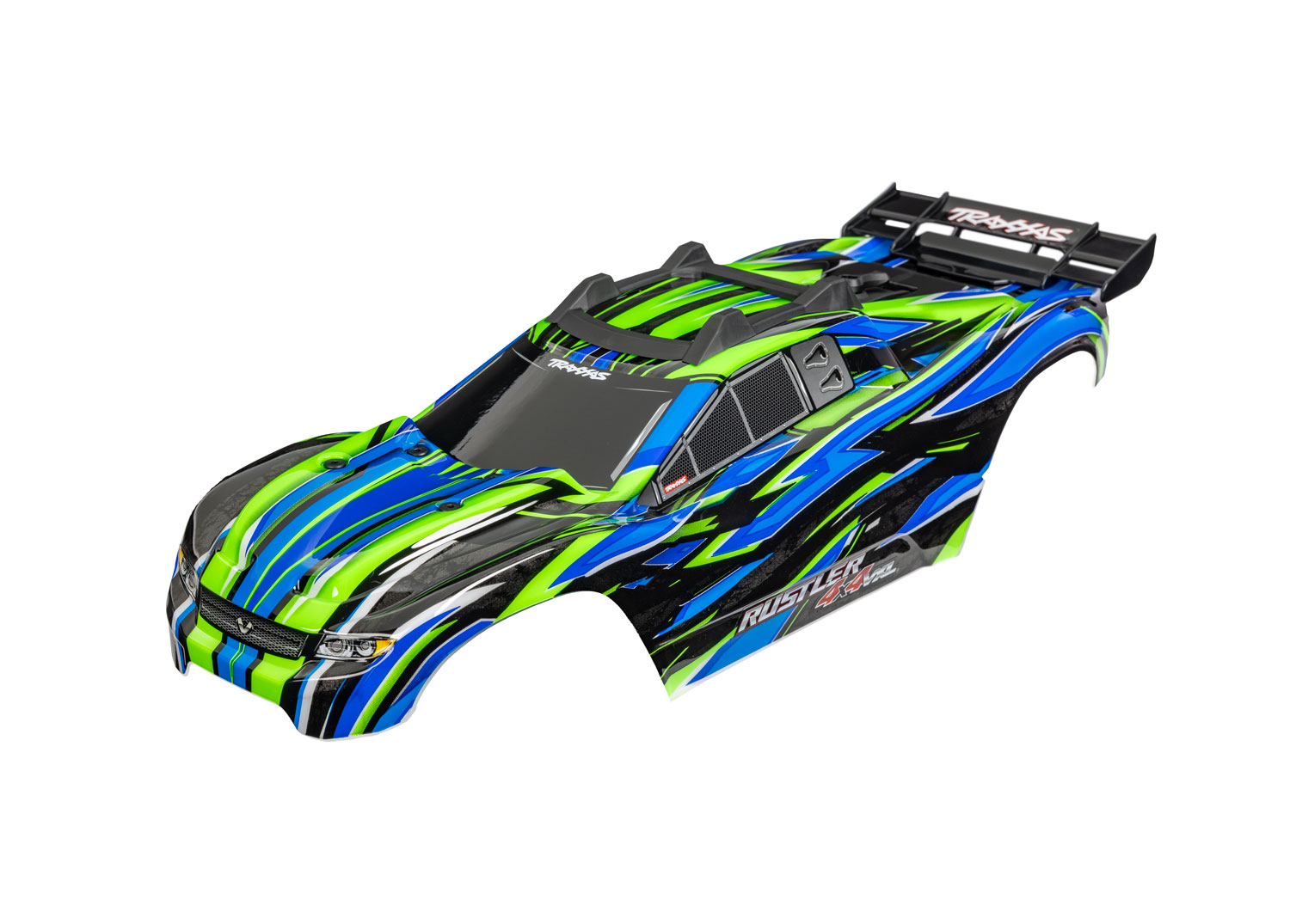 Traxxas BODY RUSTLER 4X4 VXL GREEN