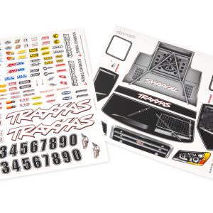 Traxxas DECAL SLASH 4X4 & SPONSOR LOGO