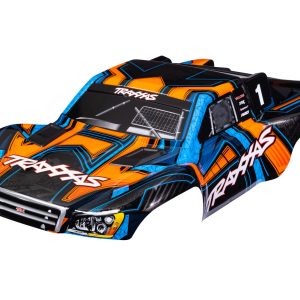 Traxxas BODY SLASH 4X4 ORNG/BLUE CLIPLESS