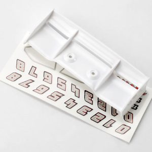 Traxxas WING 1/16 E-REVO WHT DECALS