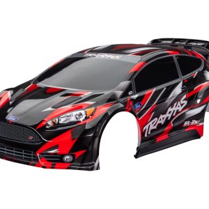 Traxxas BODY FORD FIESTA ST RALLY BL RED