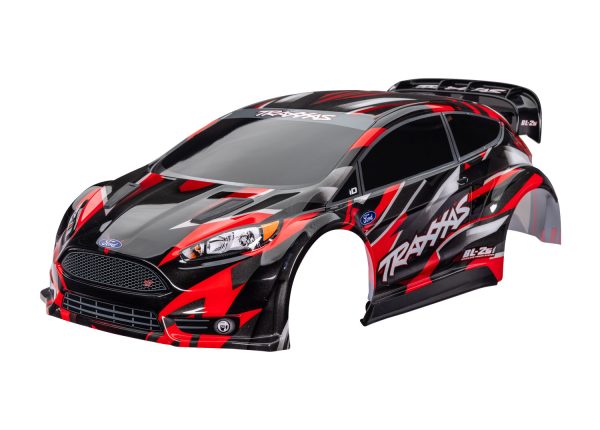 Traxxas BODY FORD FIESTA ST RALLY BL RED