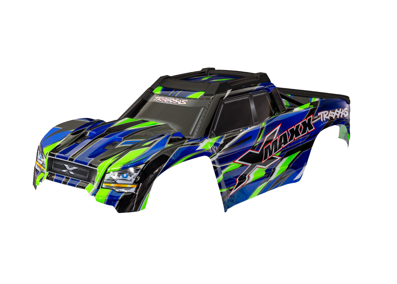 Traxxas BODY X-MAXX GRN ASSEMBLED