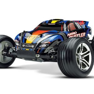 Traxxas Nitro Rustler w/TSM Nitro Powered