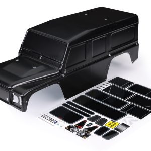 Traxxas BODY TRX-4 DEFENDER BLK DECALS