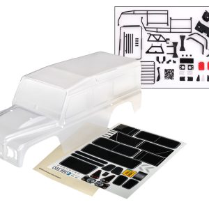 Traxxas BODY LAND ROVER DEFENDER CLEAR W/ ACCY