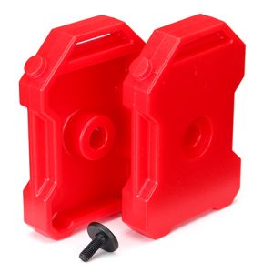 Traxxas FUEL CANISTERS RED (2)