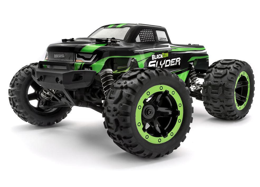 BlackZon Slyder 1/16th RTR 4WD Electric Monster Truck - RTR - Green