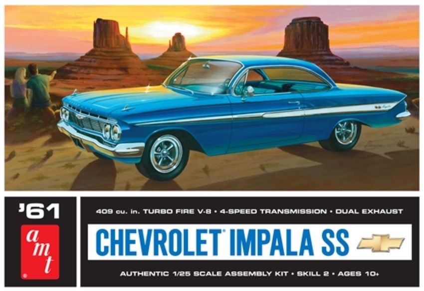 AMT 1/25 1961 Chevy Impala SS Car