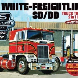 AMT 1/25 White Freightliner SD/DD Tractor Cab 75th Anniversary (2 in 1)