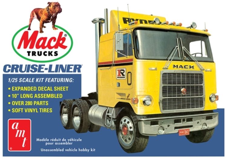 AMT 1/25 Mack Cruise-Liner Semi Tractor Cab