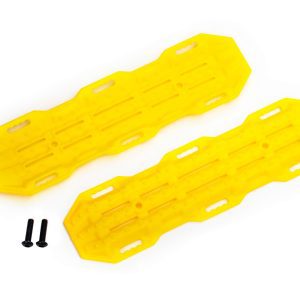 Traxxas TRACTION BOARDS, YELLOW/ MOUNTING HARDWARE