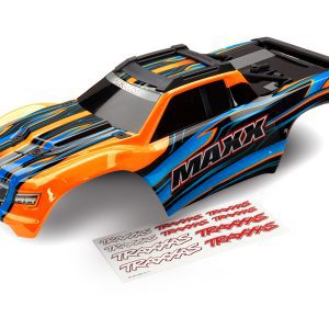 Traxxas BODY MAXX ORANGE W/DECALS
