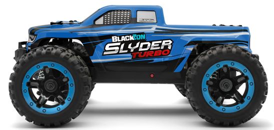 BlackZon Slyder MT Turbo 1/16 4WD RTR 2S Brushless - Blue - Image 2