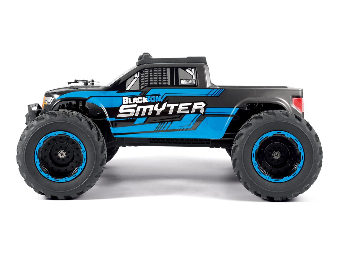 BlackZon Smyter 1/12 4WD Electric Monster Truck - RTR - Blue - Image 2