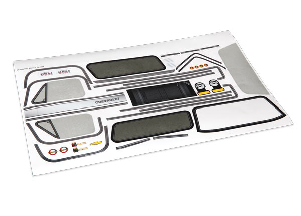 Traxxas DECAL SHEET CHEVY BLAZER 1979