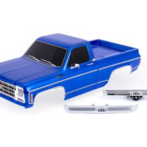 Traxxas BODY 79 K10 TRUCK COMPLETE BLUE