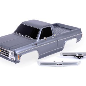 Traxxas BODY 79 K10 TRUCK COMPLETE SLVR