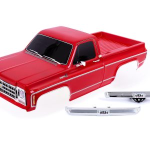 Traxxas BODY 79 K10 TRUCK COMPLETE RED