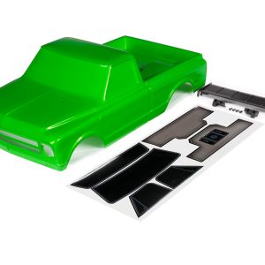 Traxxas BODY C10 GREEN INCLUDES WING AND DECALS