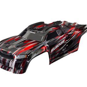 Traxxas BODY SLEDGE RED COMPLETE