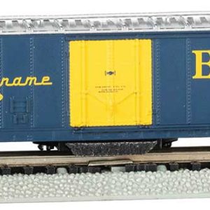 Bachmann Track Cleaning 50' Plug-Door Boxcar - Ready to Run Baltimore & Ohio #478554 (blue, yellow; Cushion Underframe Markings)