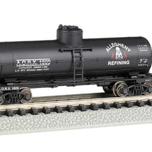 Bachmann ACF 36' 6" 10,000-Gallon Tank Car - Ready to Run - Silver Series(R) Allegeheny Refining AORX