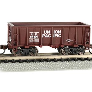 Bachmann Ore Car - Flat-Bottom - Ready to Run Union Pacific (Boxcar Red)