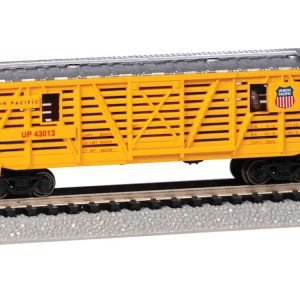 Bachmann Animated Stock Car - Ready to Run Union Pacific (Horse Load; Armour Yellow, red)