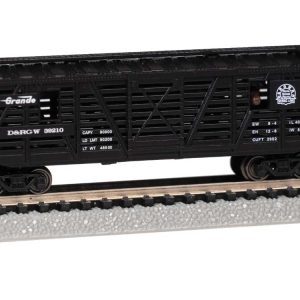 Bachmann Animated Stock Car - Ready to Run Denver & Rio Grande Western (Cattle Load, black)